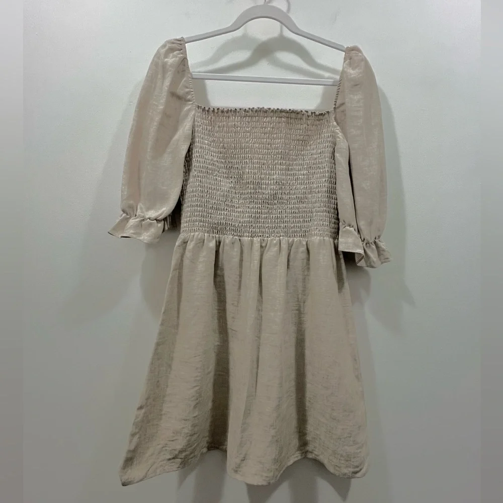 REFORMATION Cerise Linen Dress - Picture 6 of 12